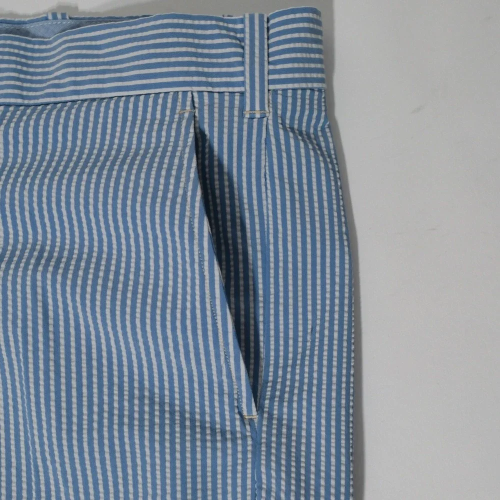 Polo Golf Ralph Lauren Pants Mens 38x32 Blue Striped Golf Tailored Fit